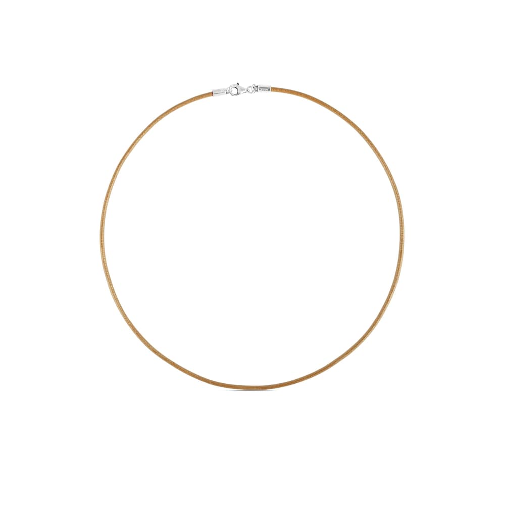 Cadena TOUS Chokers de cuero en color natural