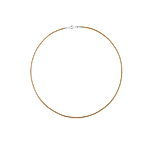 Cadena TOUS Chokers de cuero en color natural