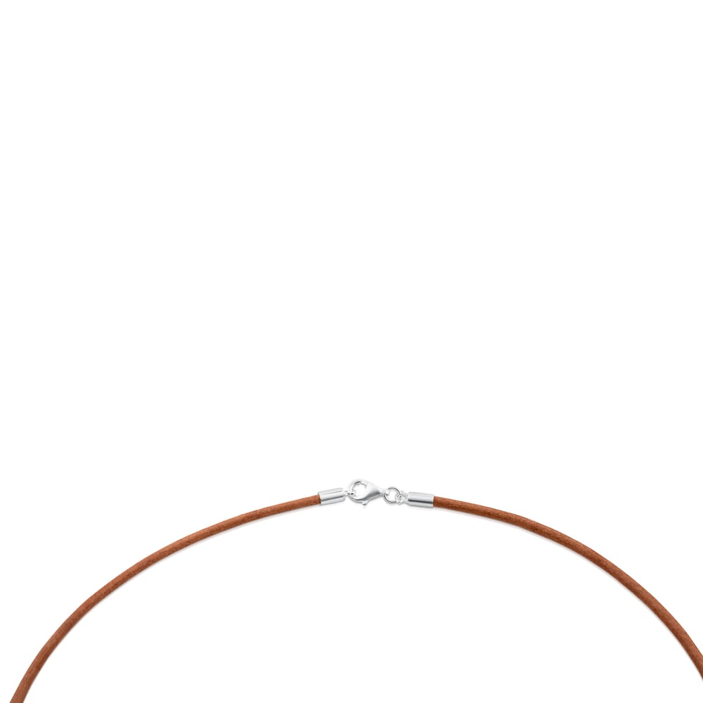 Sand-colored Leather TOUS Chokers Choker