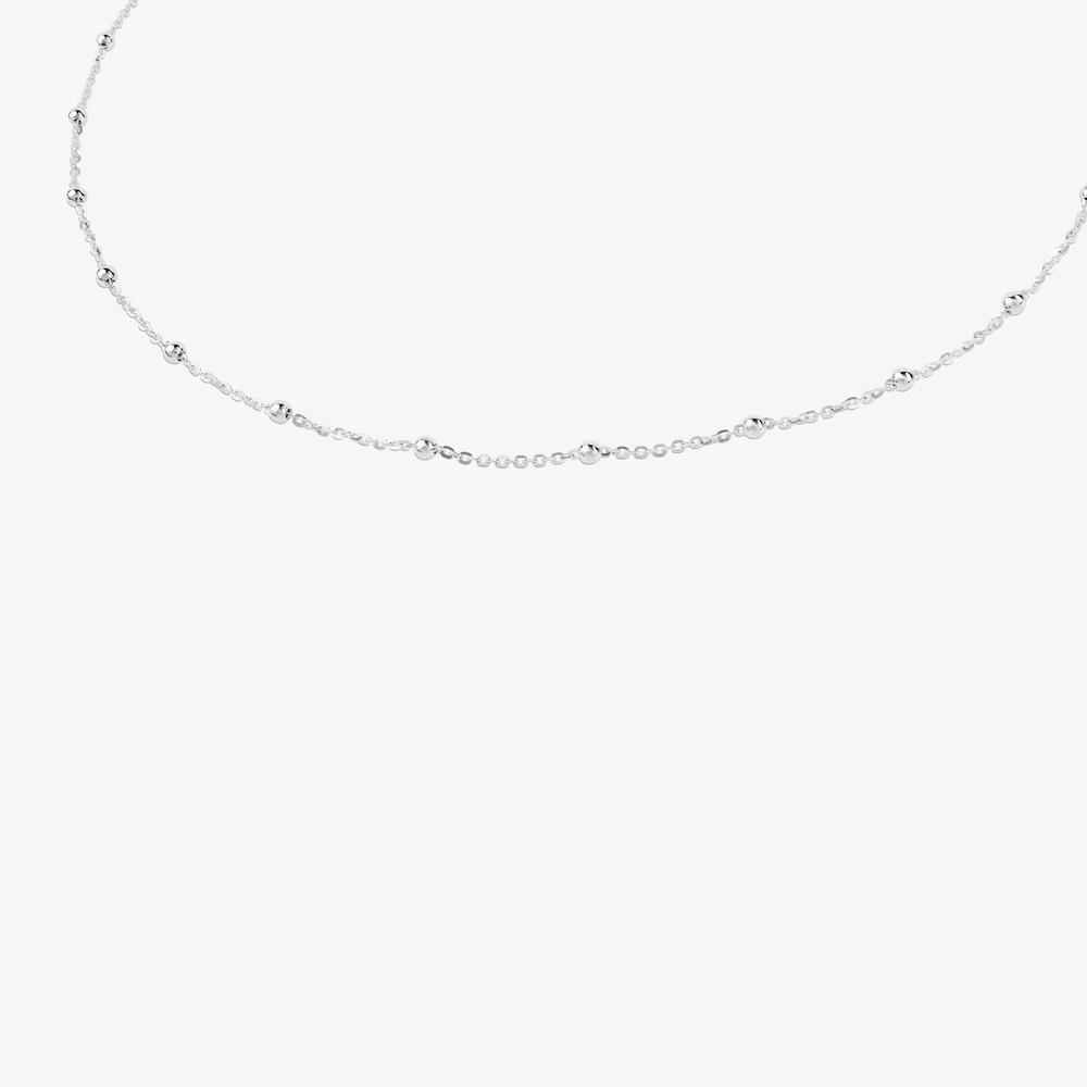 Choker in argento da 44&nbsp;cm con piccole sfere TOUS Chain