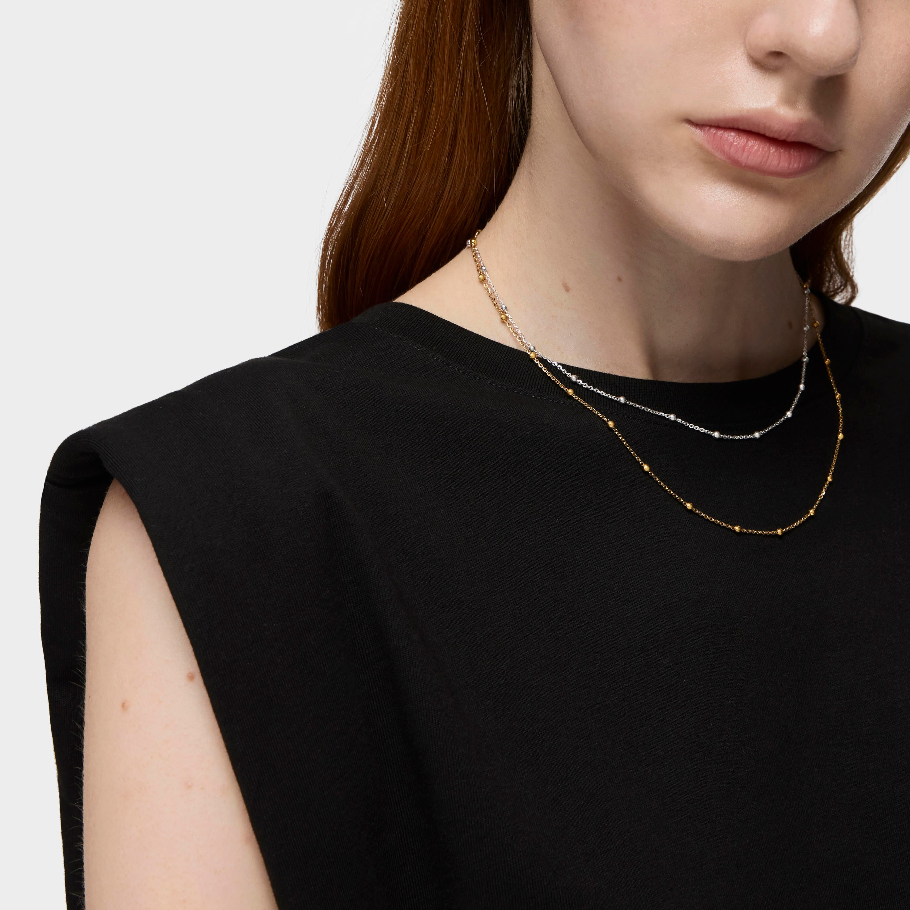 Silver little ball Choker measuring 44 cm TOUS Chain