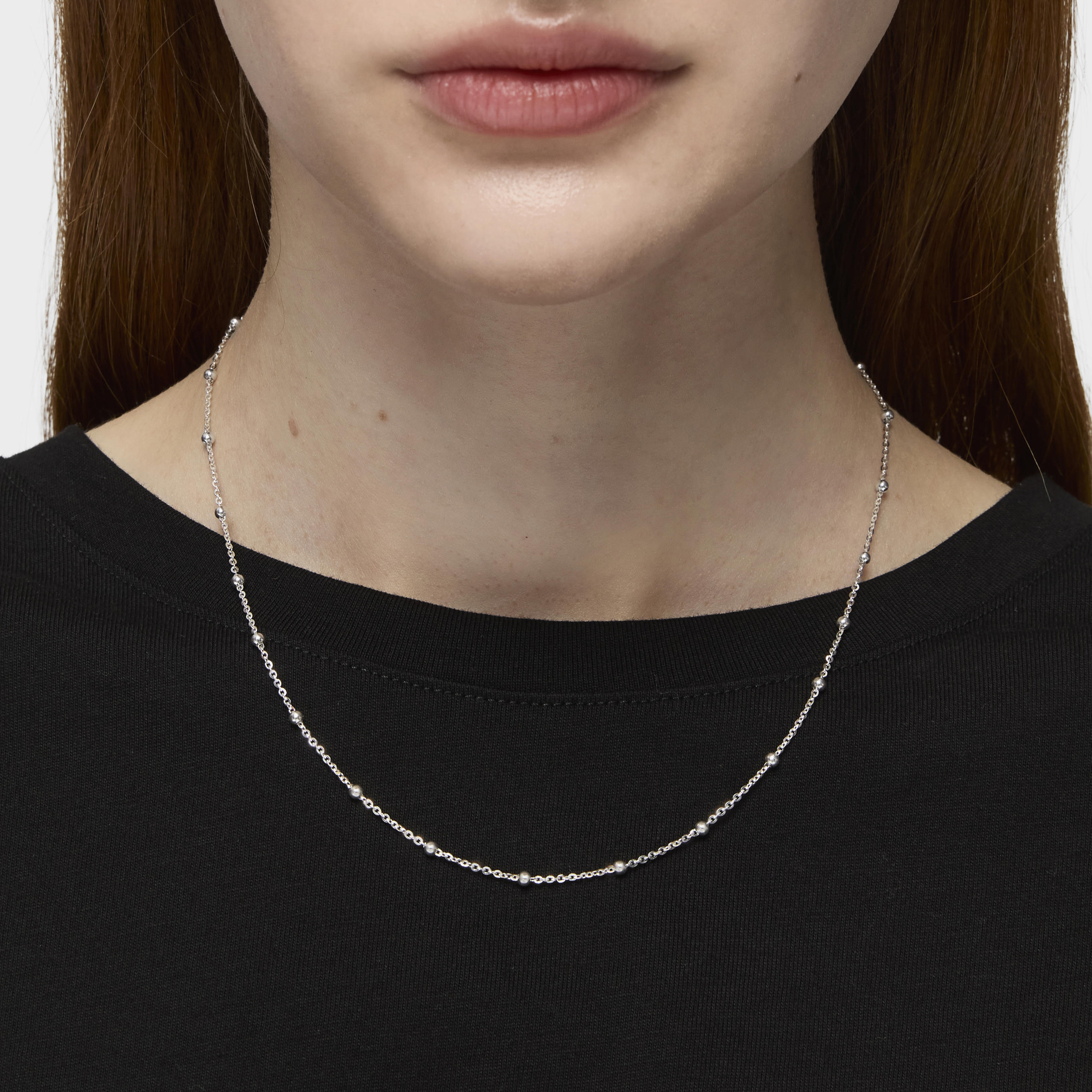 Silver little ball Choker measuring 44 cm TOUS Chain