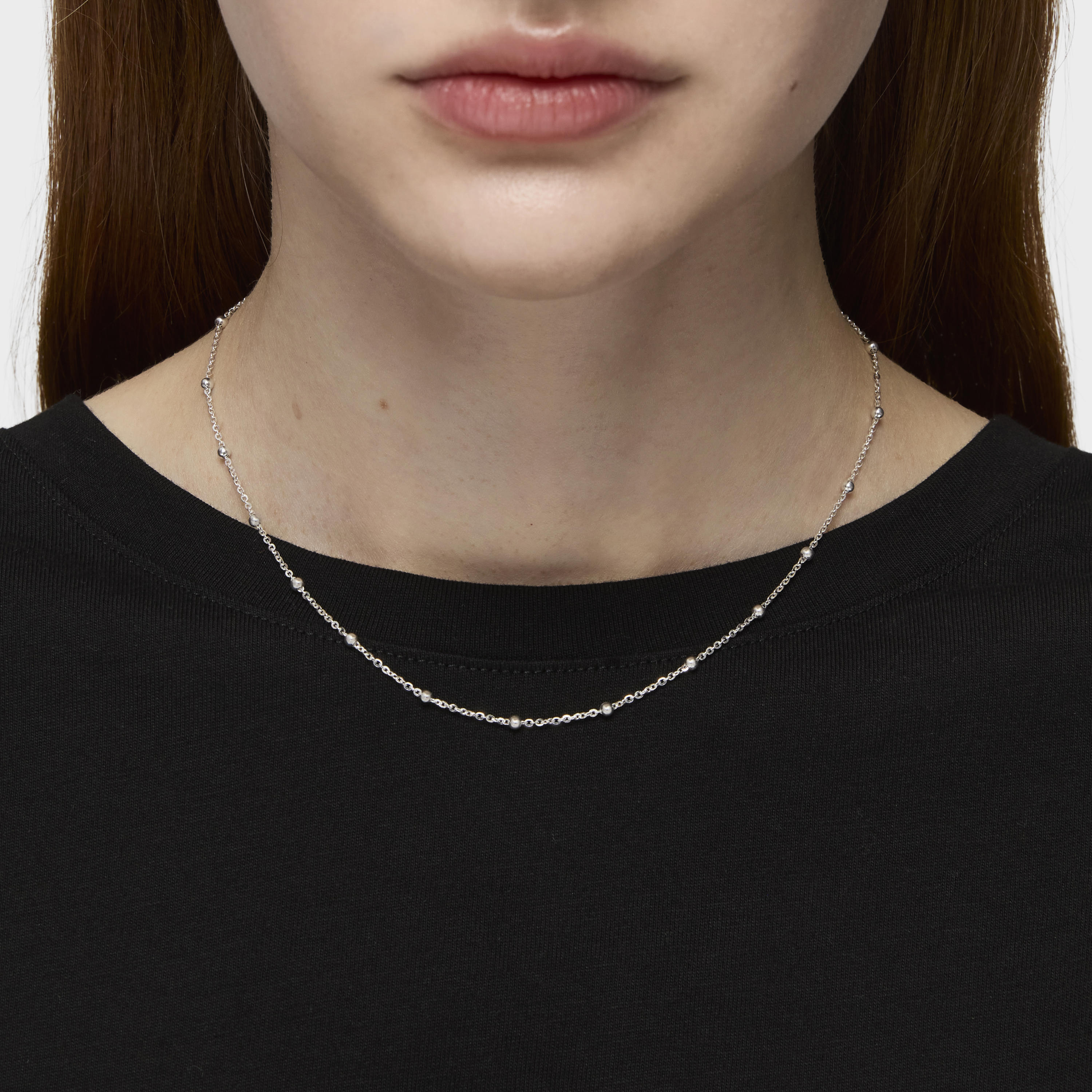 Silver little ball Choker measuring 44 cm TOUS Chain