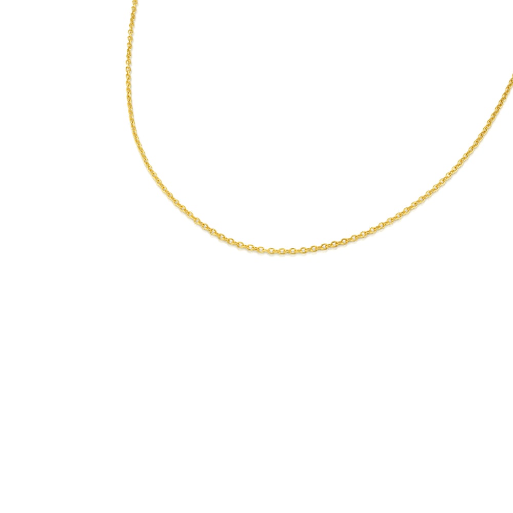 Cadena larga con ba&ntilde;o de oro 18 kt sobre plata TOUS Chain