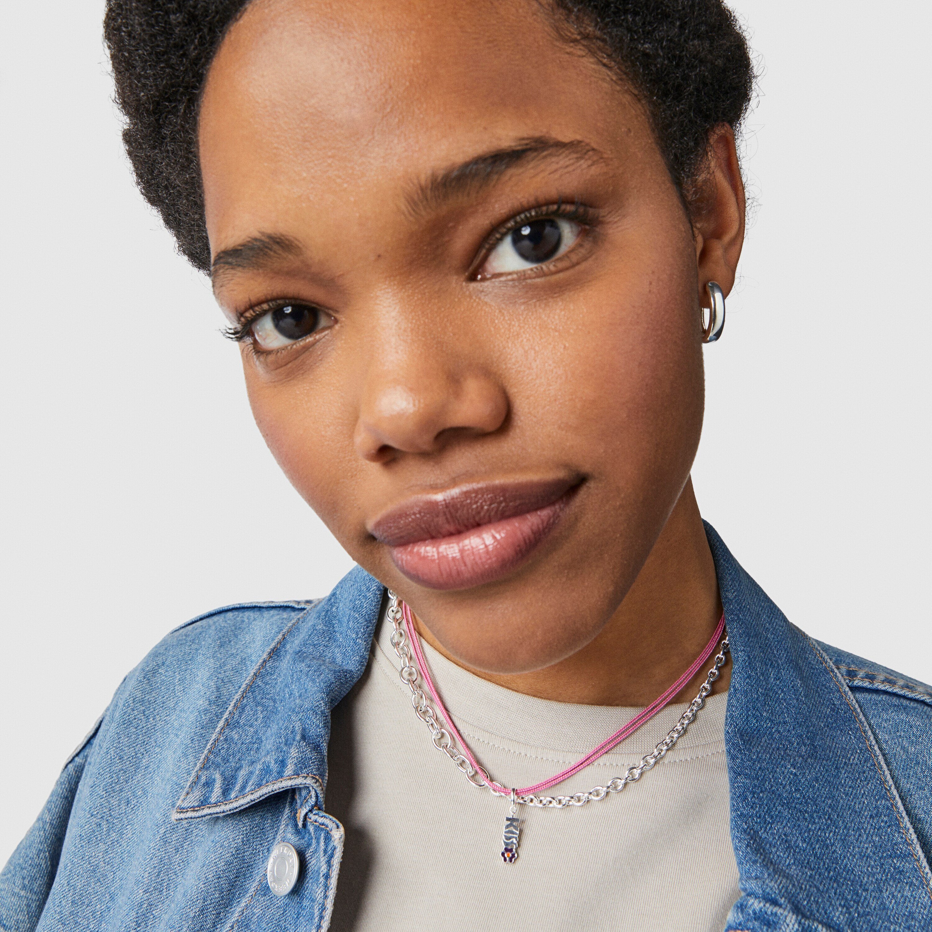 Pink nylon TOUS Nylon Basics Necklace