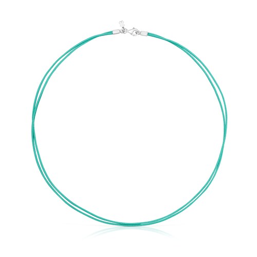 Turquoise nylon TOUS Nylon Basics Necklace image number 0