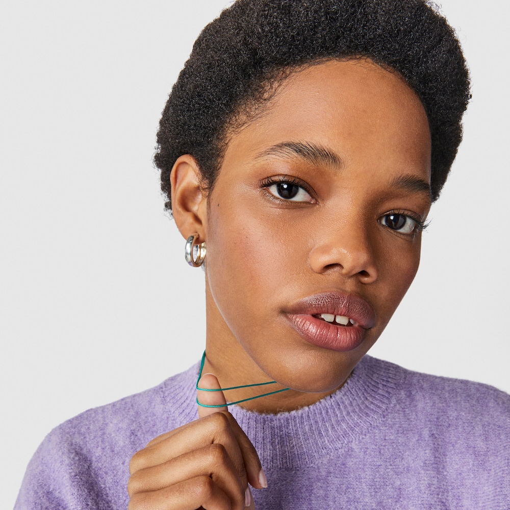 Collar doble de nylon turquesa TOUS Nylon Basics