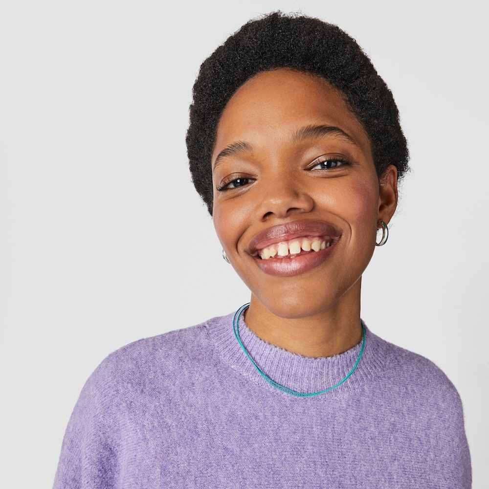 Collar doble de nylon turquesa TOUS Nylon Basics