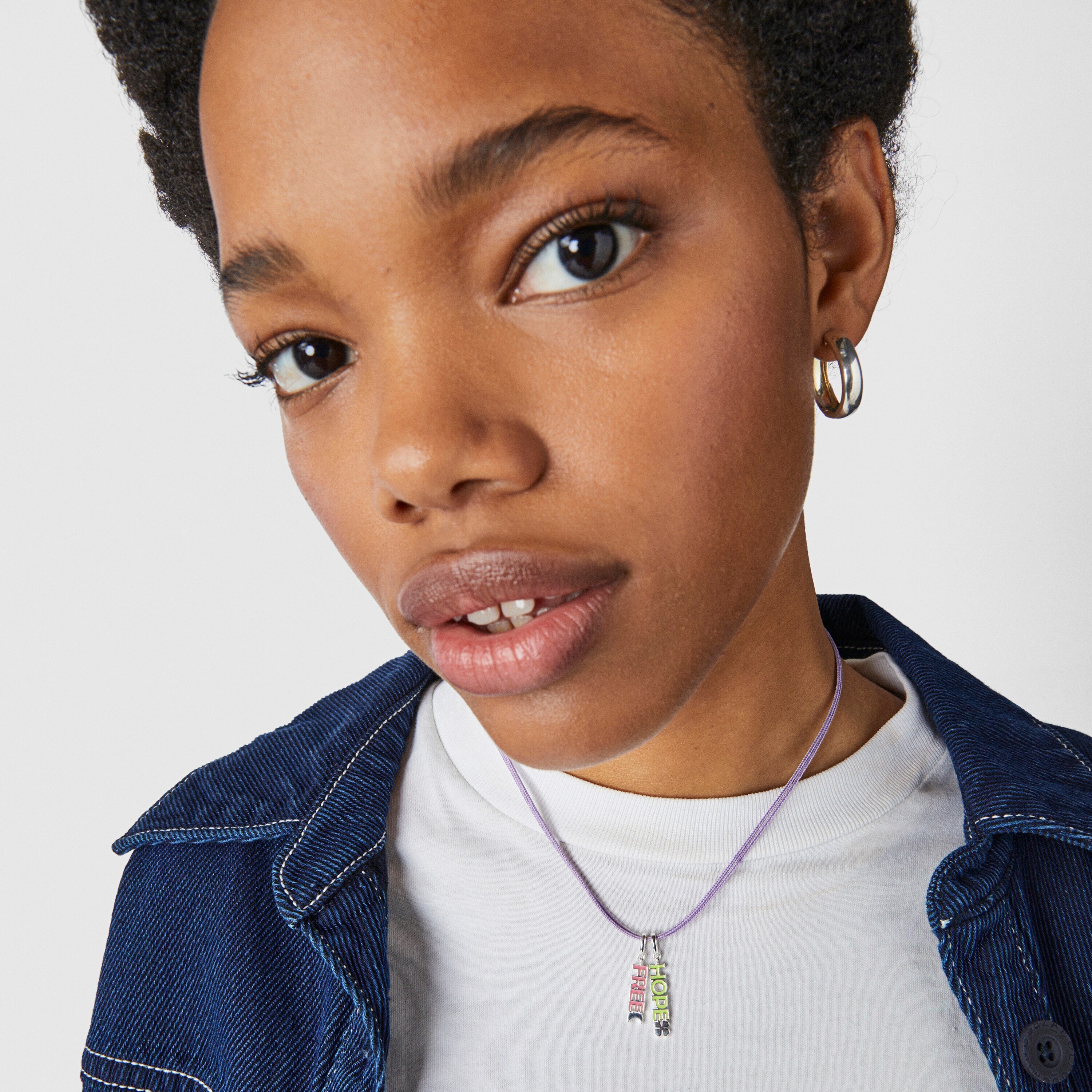 Lilac nylon TOUS Nylon Basics Necklace