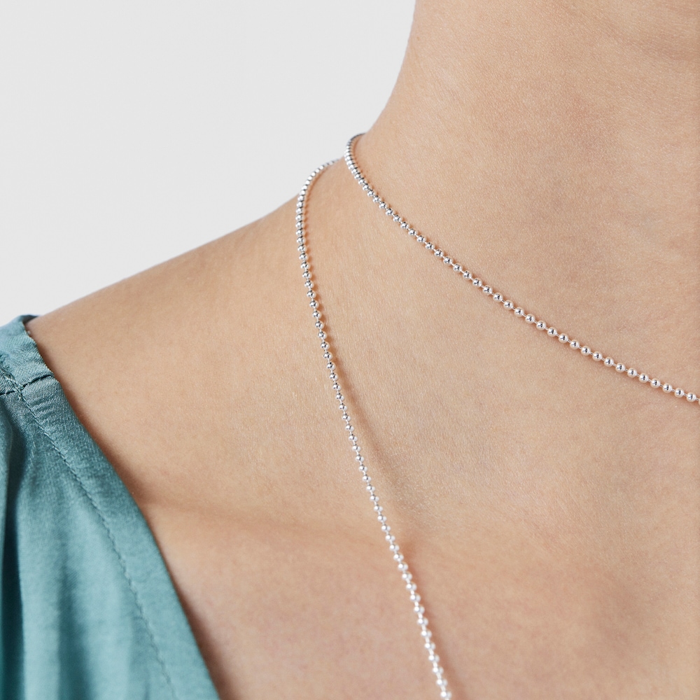 Łańcuszek Tous srebrny 90 cm