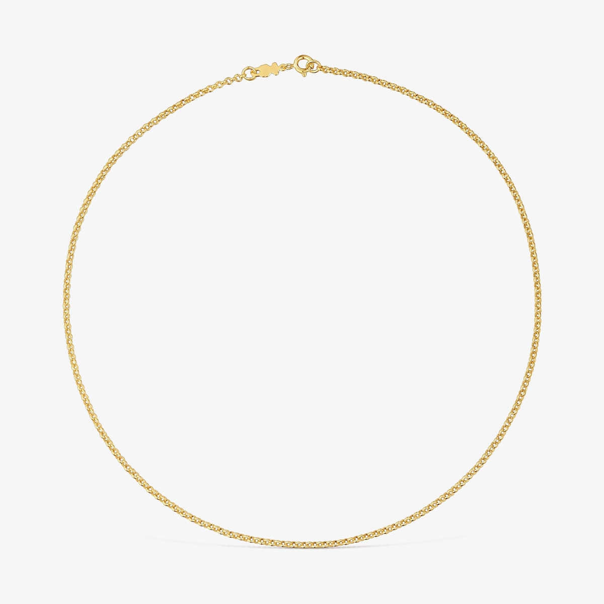 Tous - Gargantilla Con Baño De Oro De 18 Kt Sobre Plata Y Anillas 45 Cm Tous Chain - Dorado