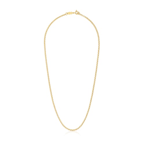 Choker with 18kt gold plating over silver and rings measuring 45 cm TOUS Chain