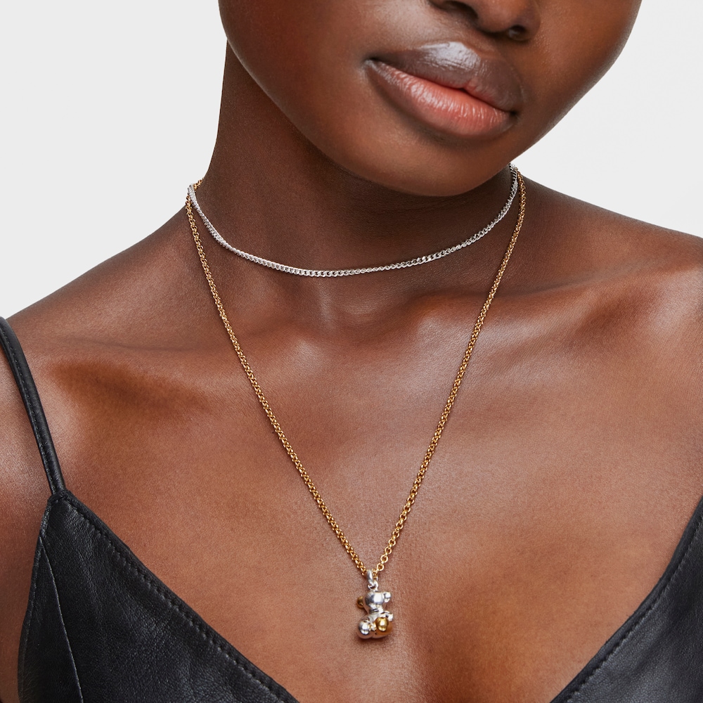 Choker in argento placcato oro 18&nbsp;kt con anelli da 45&nbsp;cm TOUS Chain