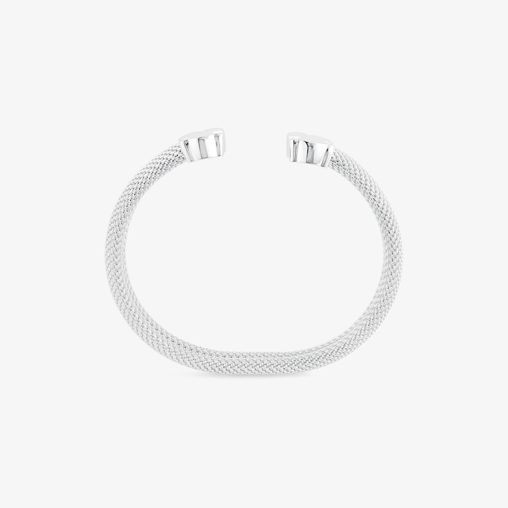 Silver Bangle TOUS Mesh Bear motifs 0,7x0,4cm