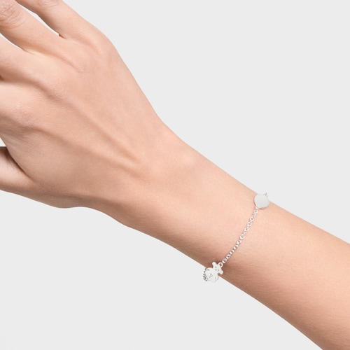 Pulsera cadena de plata con motivo TOUS Bear