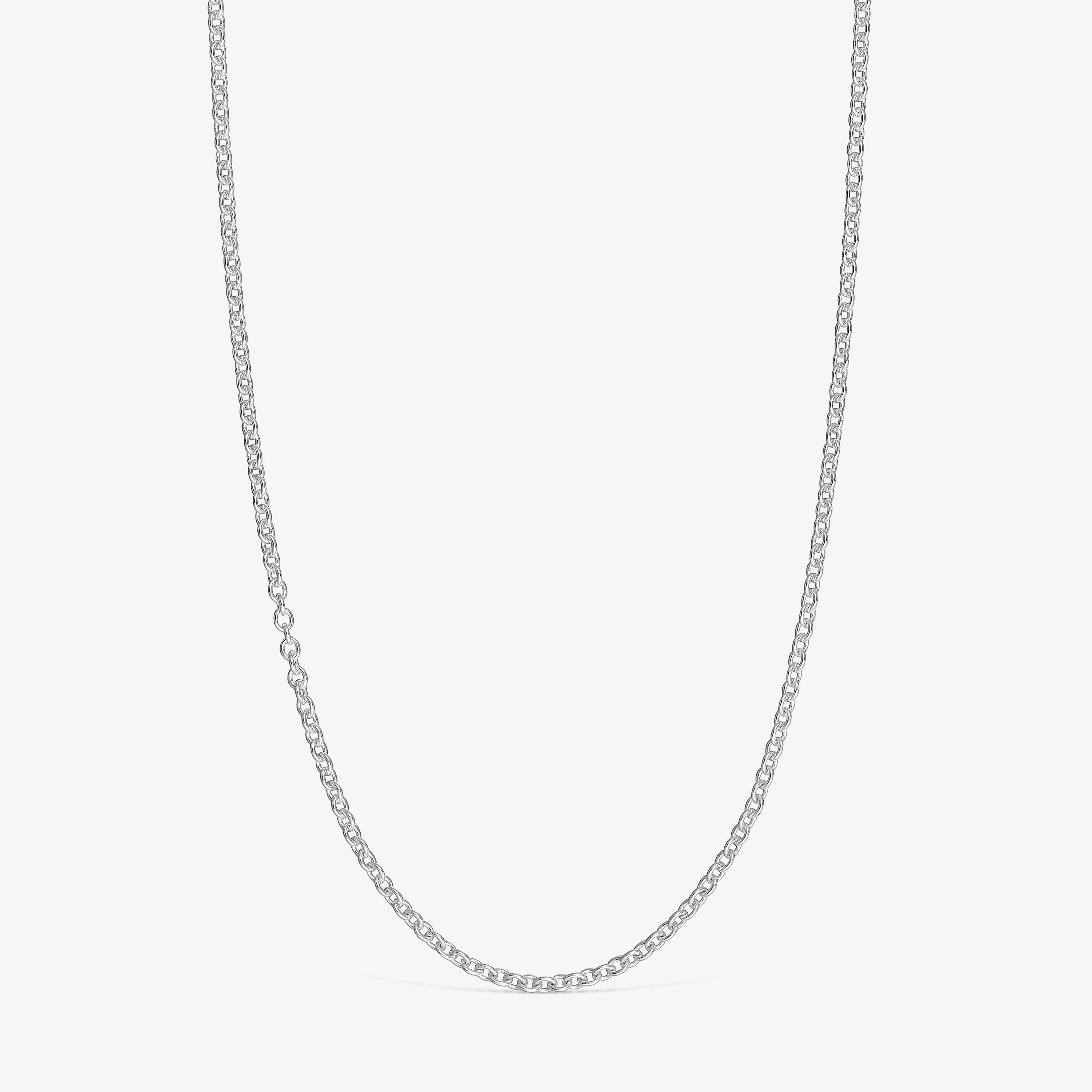 Sterling silver Choker with rings Basics