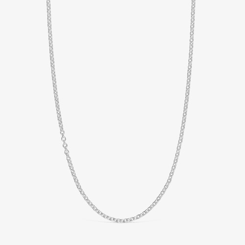 Collier ras du cou en argent sterling et anneaux Basics