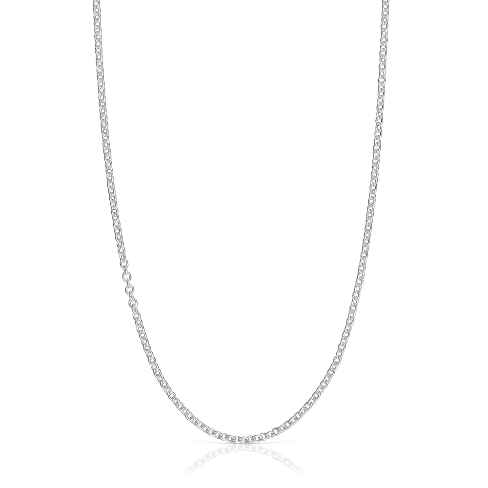 Sterling silver Choker with rings Basics