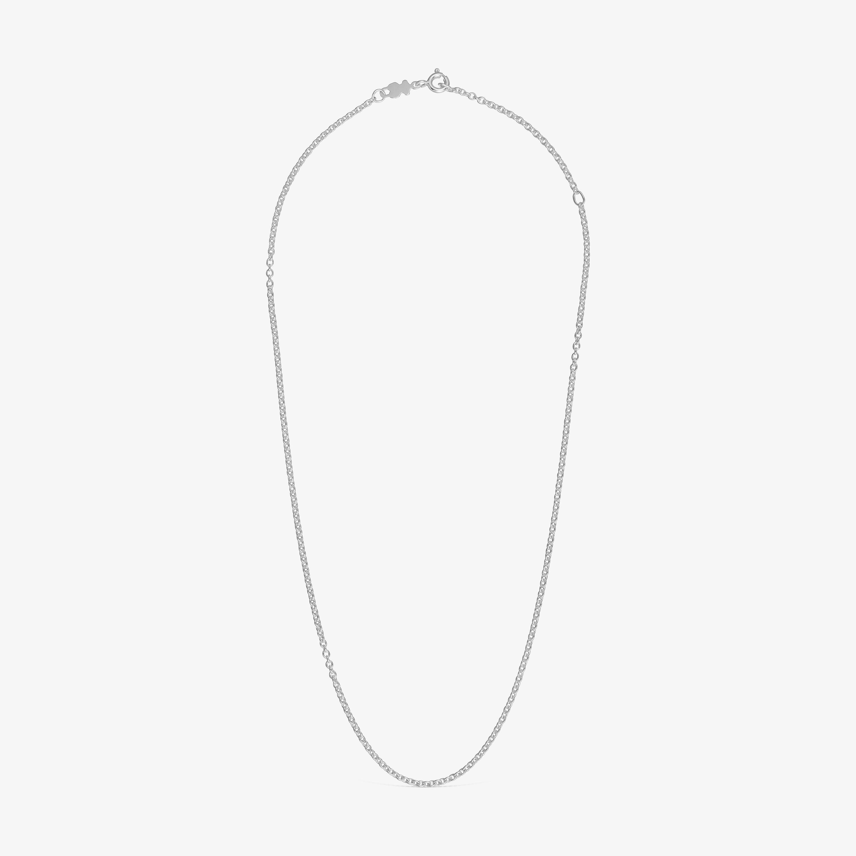 Sterling silver Choker with rings Basics