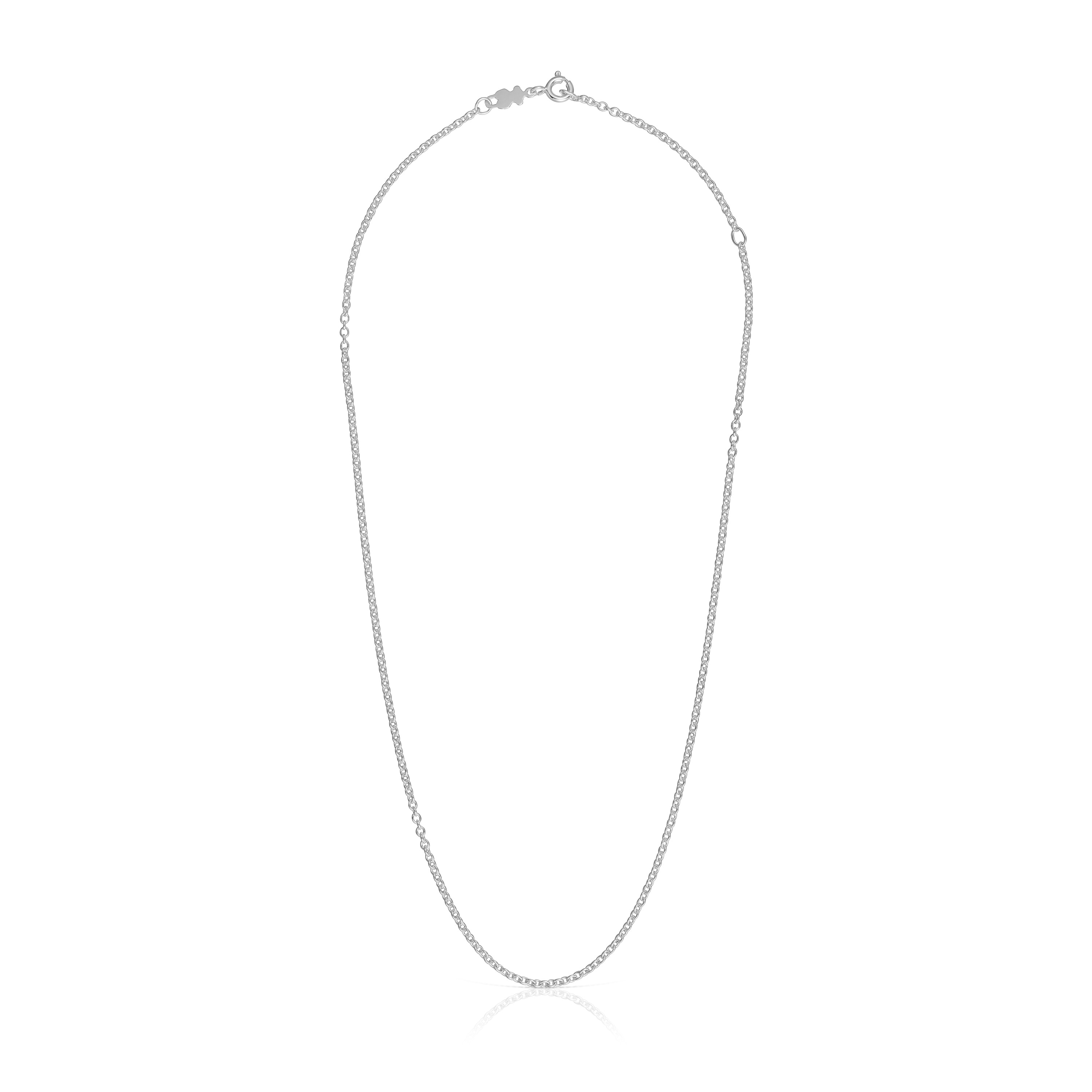 Sterling silver Choker with rings Basics