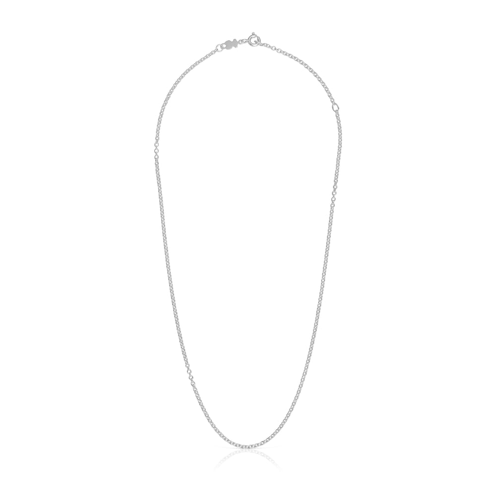 Sterling silver Choker with rings Basics