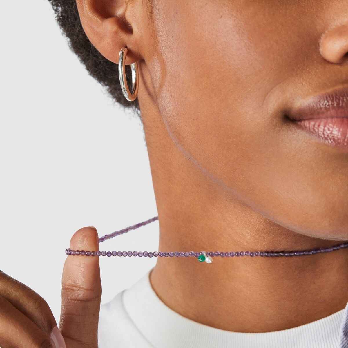 Necklace with amethyst TOUS Camille