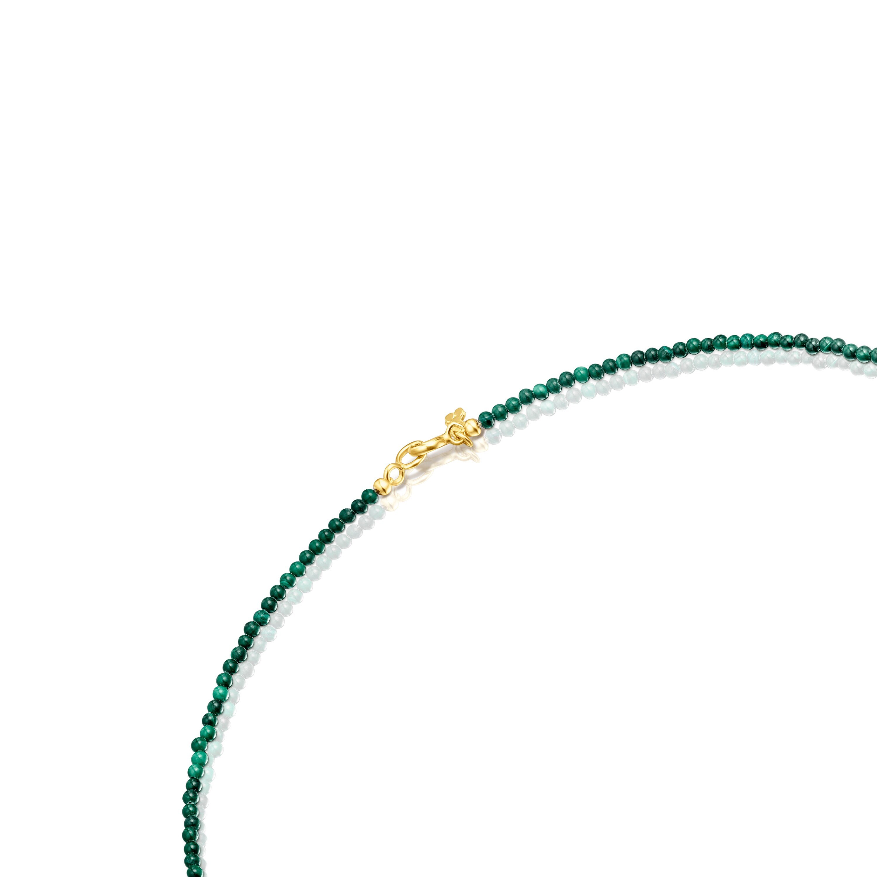 Necklace with malachite TOUS Camille