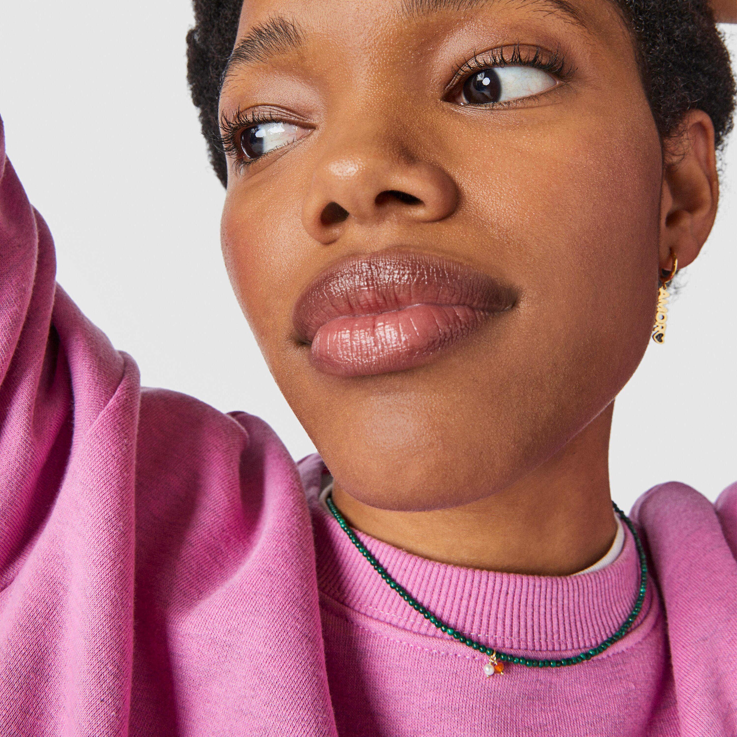 Necklace with malachite TOUS Camille