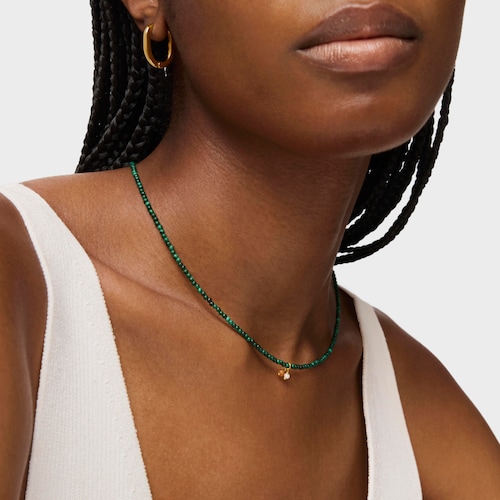 Necklace with malachite TOUS Camille
