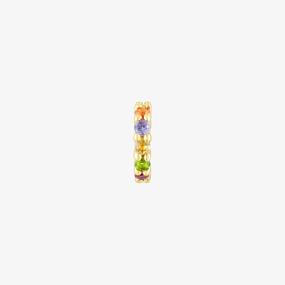 Silver vermeil Virtual&nbsp;Garden Pendant with gemstones