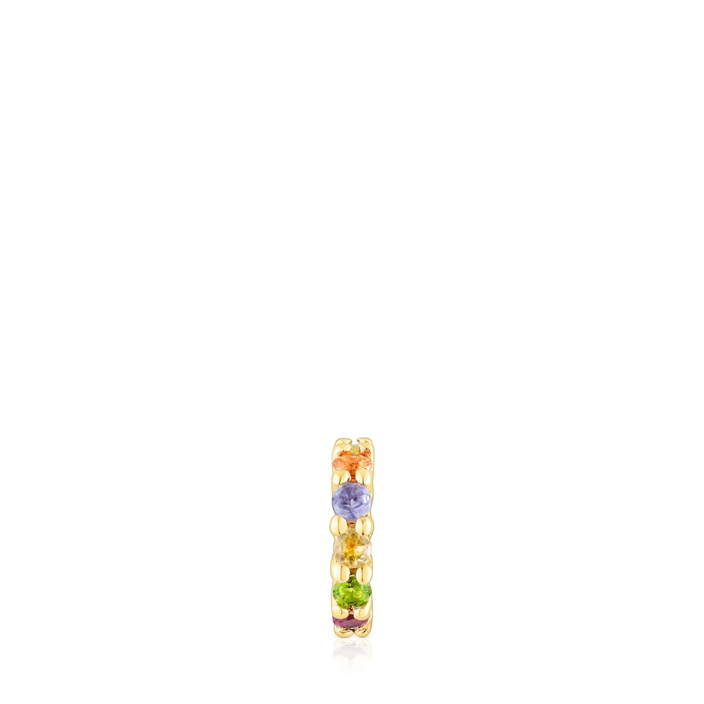 Colgante con baño de oro 18 kt sobre plata y gemas Virtual Garden Colgante con baño de oro 18 kt sobre plata y gemas Virtual Garden