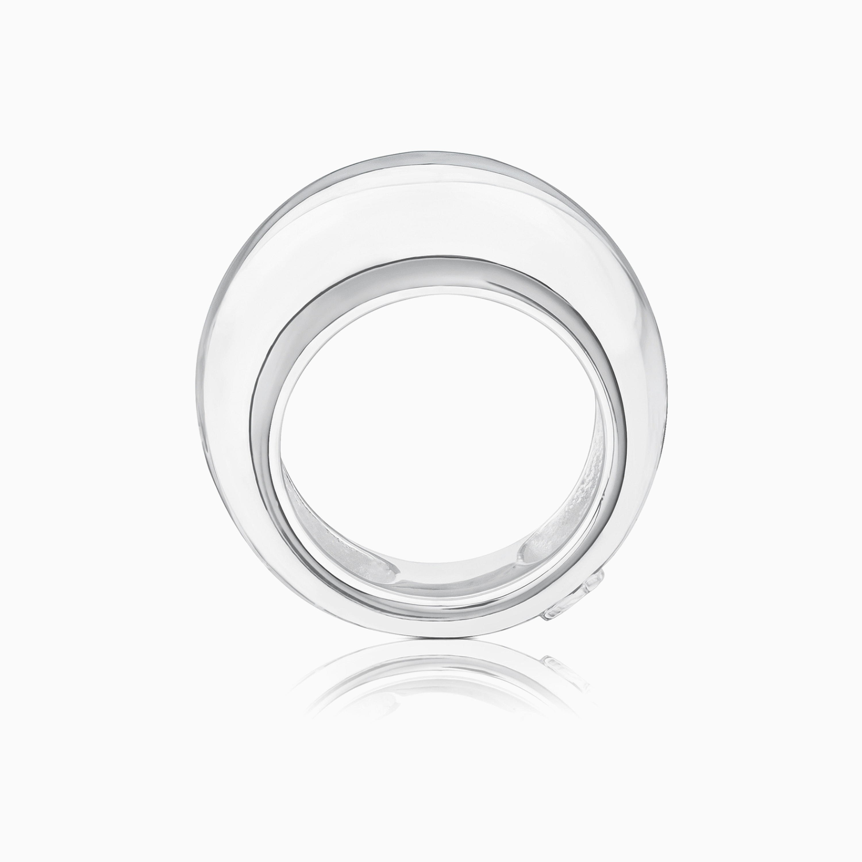 Silver TOUS Warm Ring 1cm