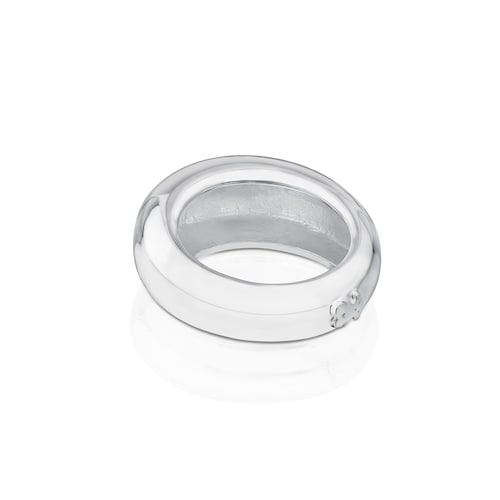 Anillo de plata abombado Warm