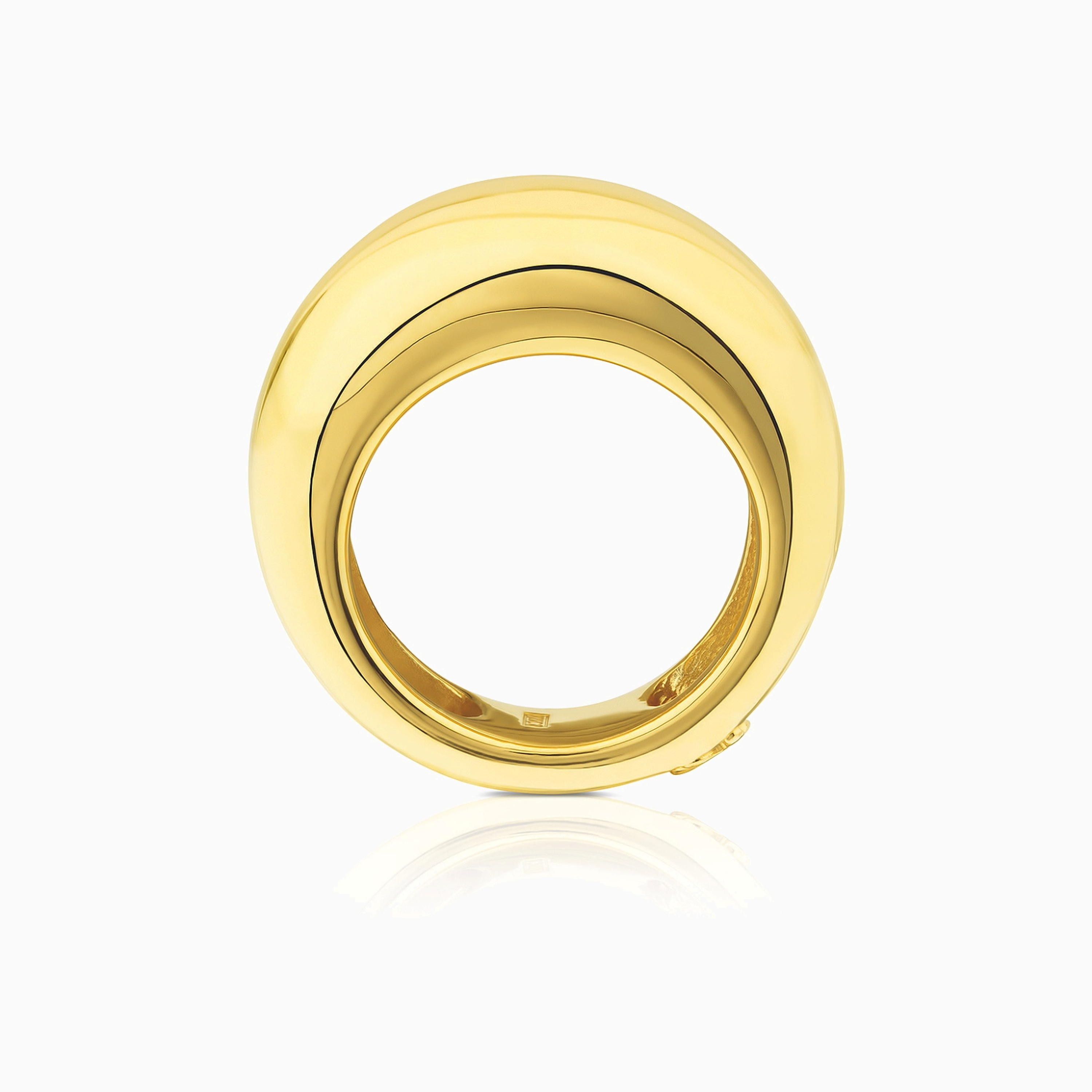 18K gold vermeil TOUS Warm Ring 1cm
