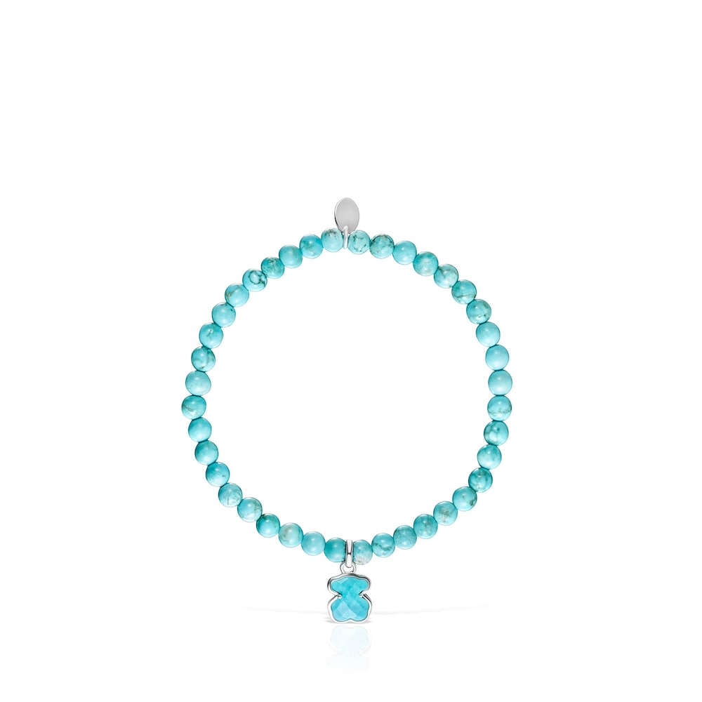Pulsera de plata y magnesitas TOUS Icon Color Pulsera de plata y magnesitas TOUS Icon Color