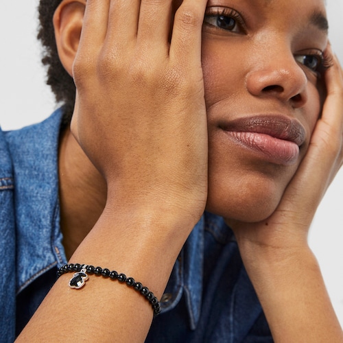 Pulsera de plata y ónix TOUS Icon Color