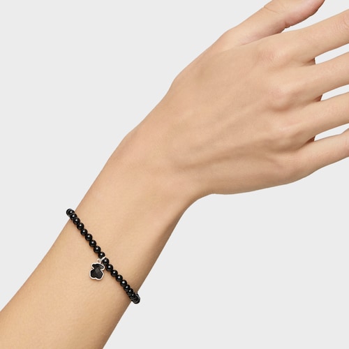 Pulsera de plata y ónix TOUS Icon Color
