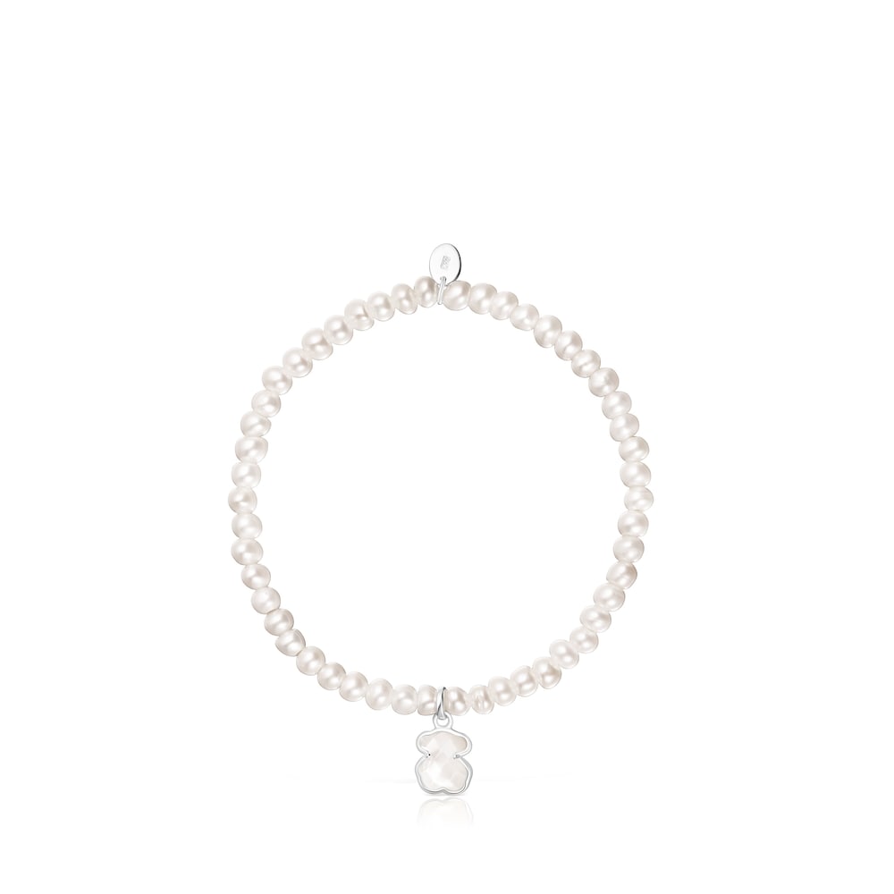 Pulsera de plata y perlas TOUS Icon Color Pulsera de plata y perlas TOUS Icon Color