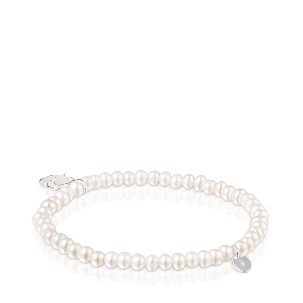 Pulsera de plata y perlas TOUS Icon Color Pulsera de plata y perlas TOUS Icon Color