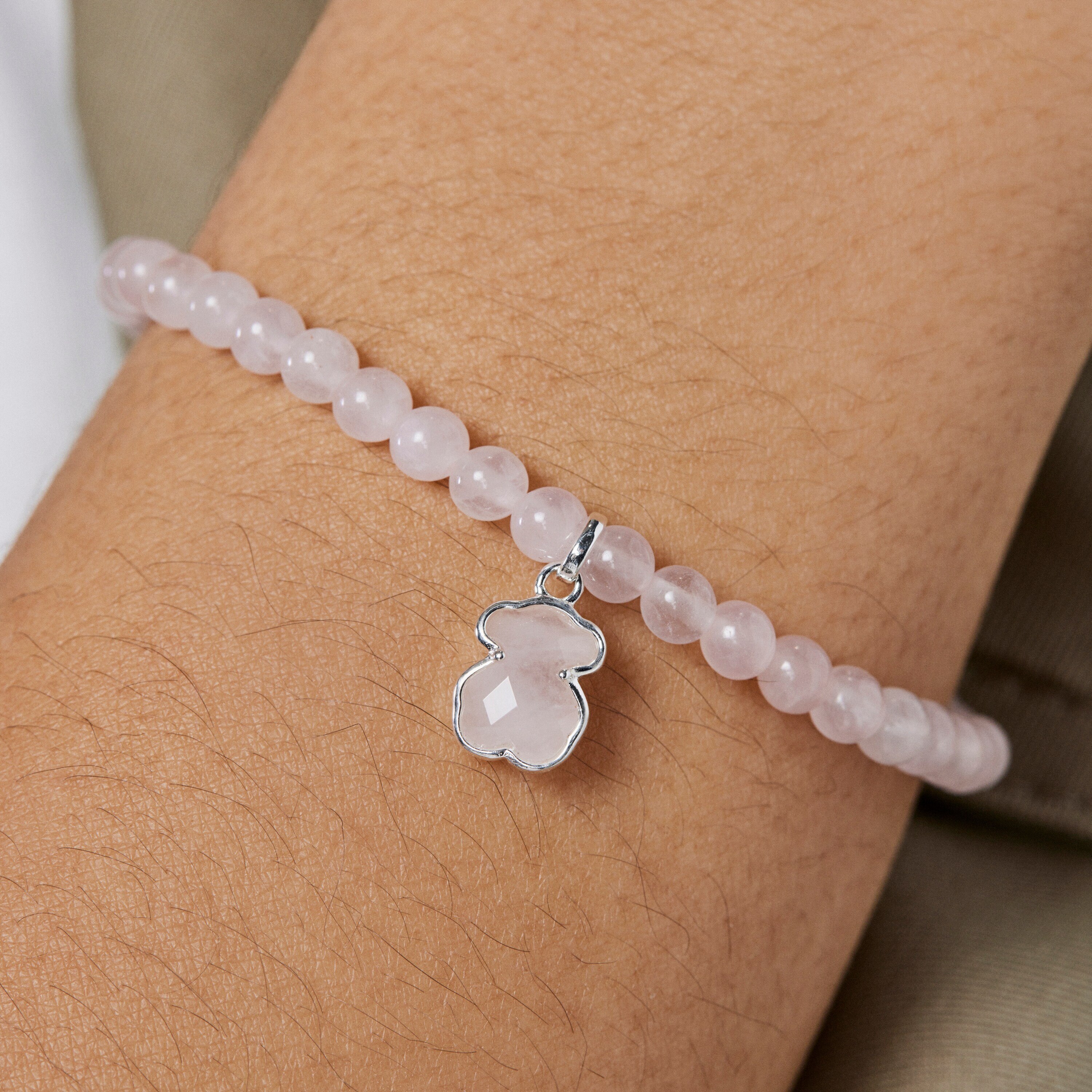 Silver and quartz TOUS Icon Color bracelet