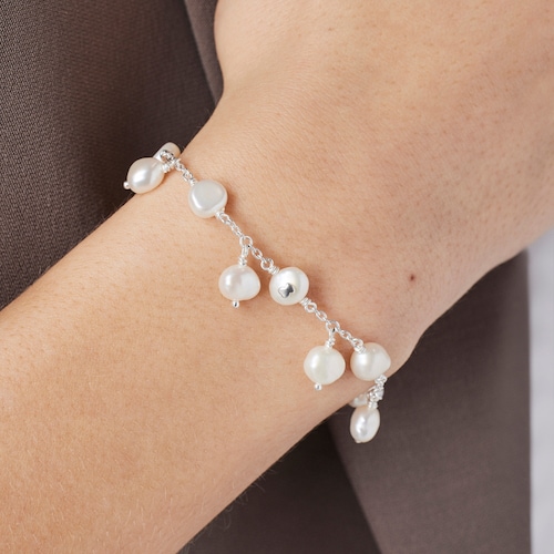 Pulseira TOUS Icon Pearl em prata e p&eacute;rolas