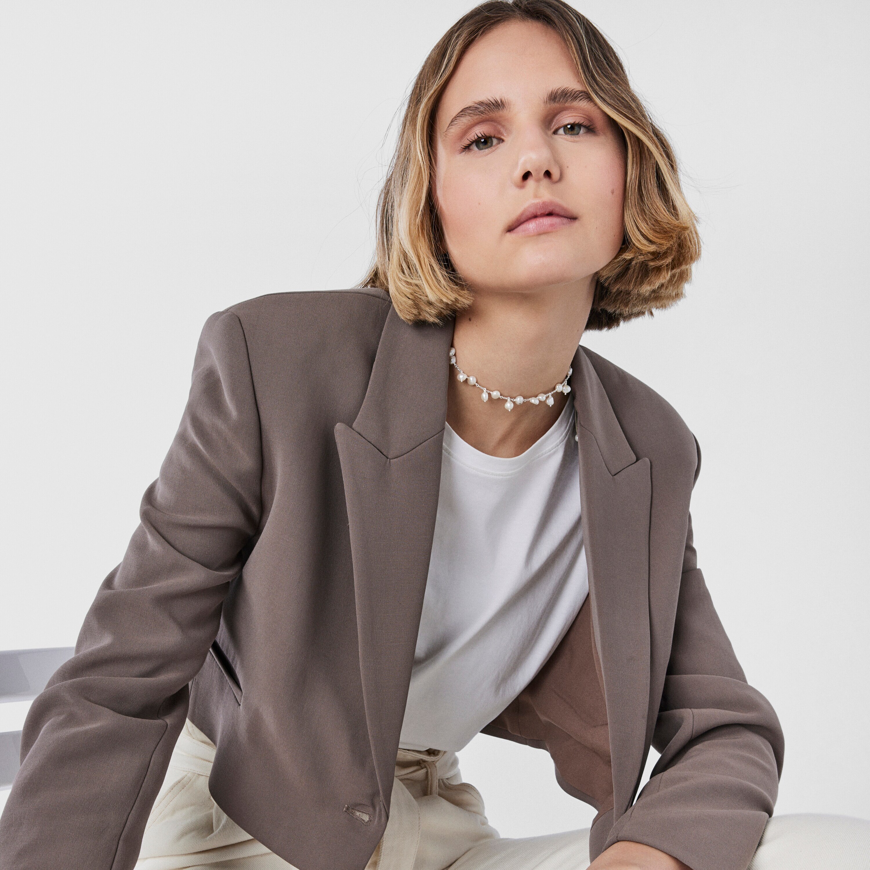 Silver and pearl TOUS Icon Pearl Necklace