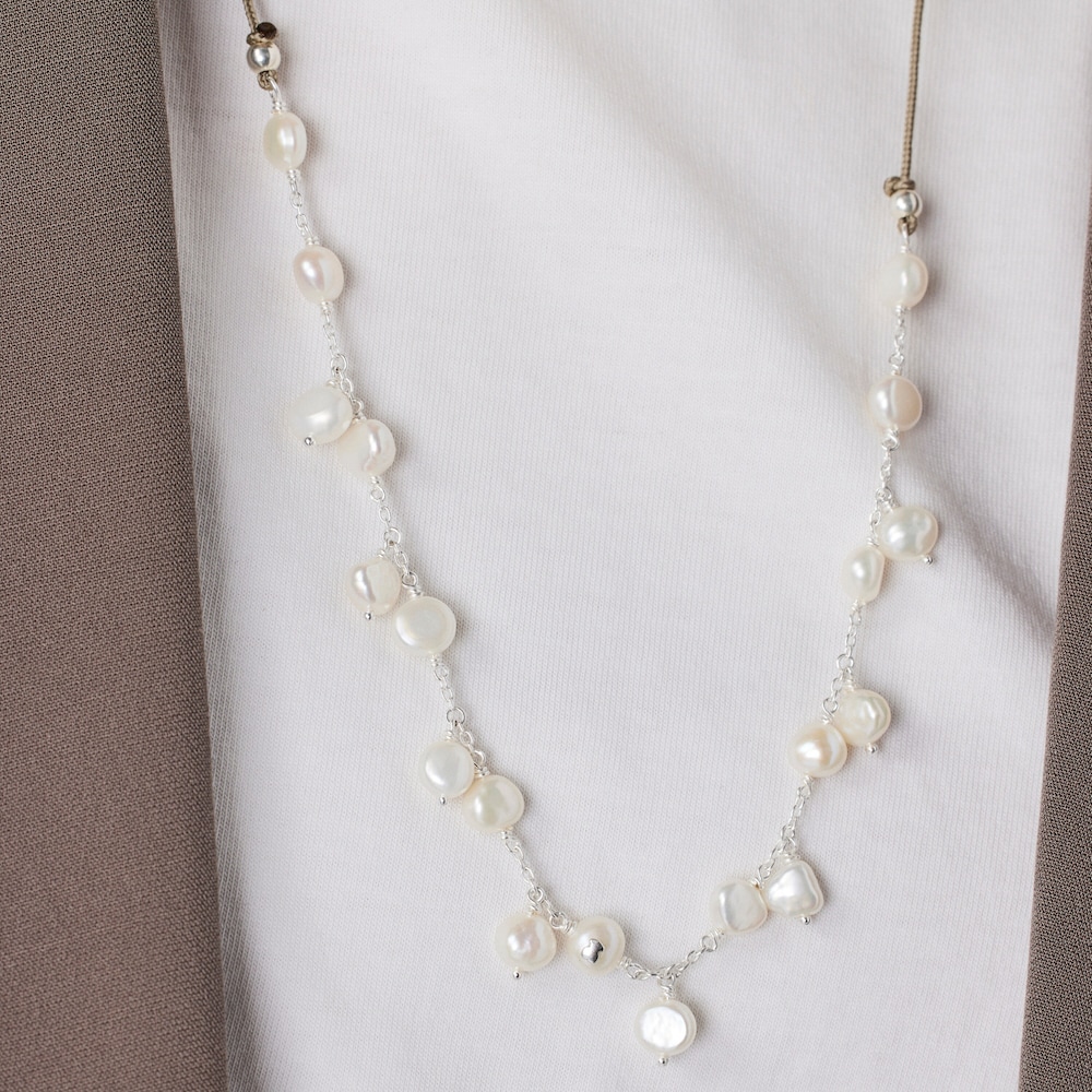 Silver and pearl TOUS Icon Pearl Necklace
