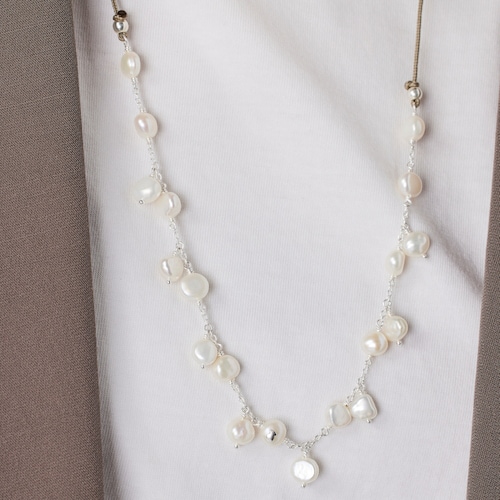 Silver and pearl TOUS Icon Pearl Necklace