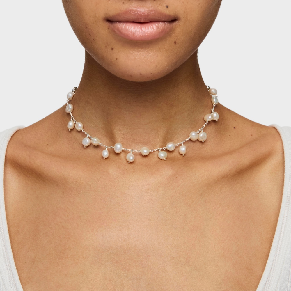 Silver and pearl TOUS Icon Pearl Necklace