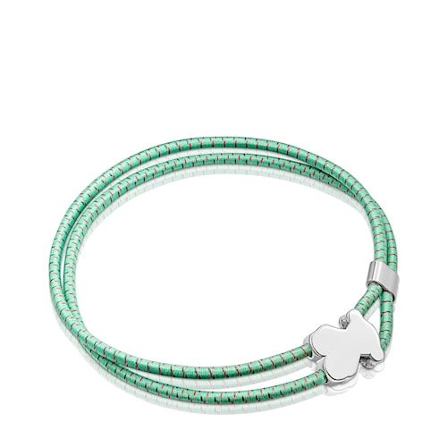 Pulsera el&aacute;stica menta Sweet Dolls