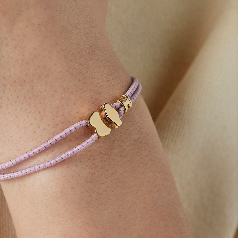 Pulsera el&aacute;stica lila Sweet Dolls