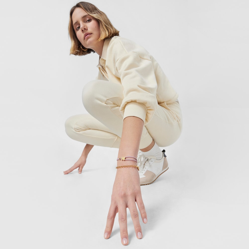 Pulsera el&aacute;stica lila Sweet Dolls