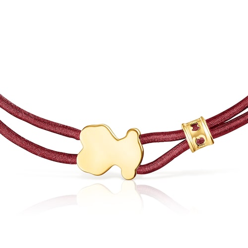 Pulsera elástica burdeos Sweet Dolls