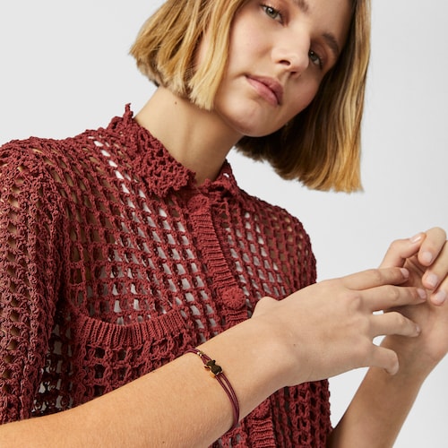 Pulsera elástica burdeos Sweet Dolls